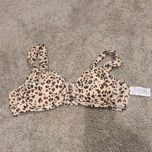 Cupshe Leopard Print Bra - Tan and Black